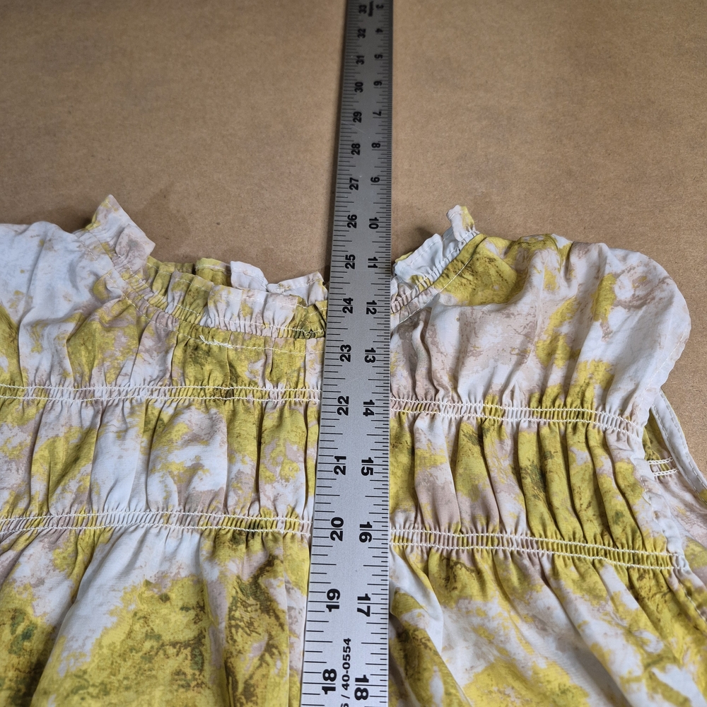 Joie Yellow and Cream Patterned Dress - Picture 2 of 7
